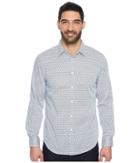 Perry Ellis - Long Sleeve Slashed Argyle Shirt