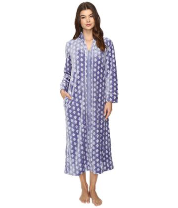 Carole Hochman - Velour Zip Robe