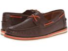 Etro - Paisley Embossed Leather Boat Shoe
