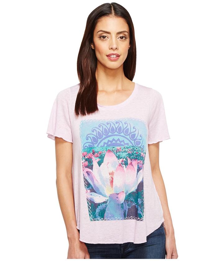 Lucky Brand - Lavender Lotus Tee