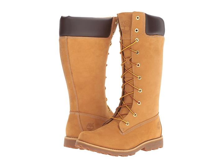 Timberland Kids - Asphalt Trail Girls' Classic Tall Lace-up W/ Side Zip