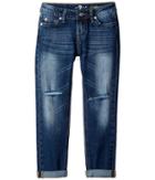 7 For All Mankind Kids - The Josefina Skinny Boyfriend Stretch Denim Jeans In Rose Bud