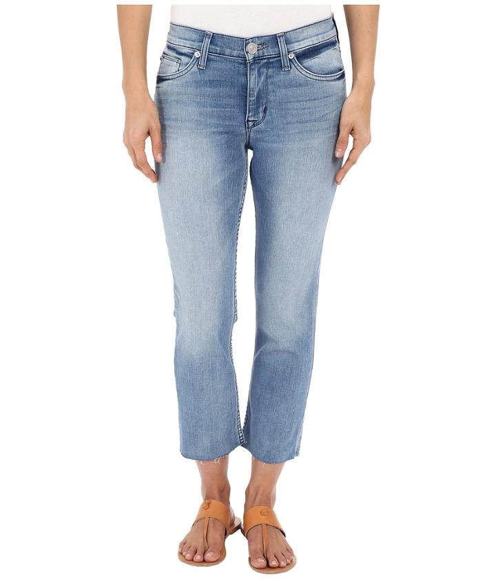 Hudson - Fallon Crop With Raw Hem In Altair
