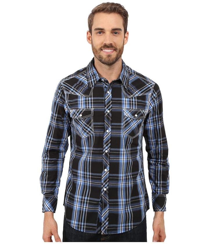 Rock And Roll Cowboy - Long Sleeve Snap B2s7261