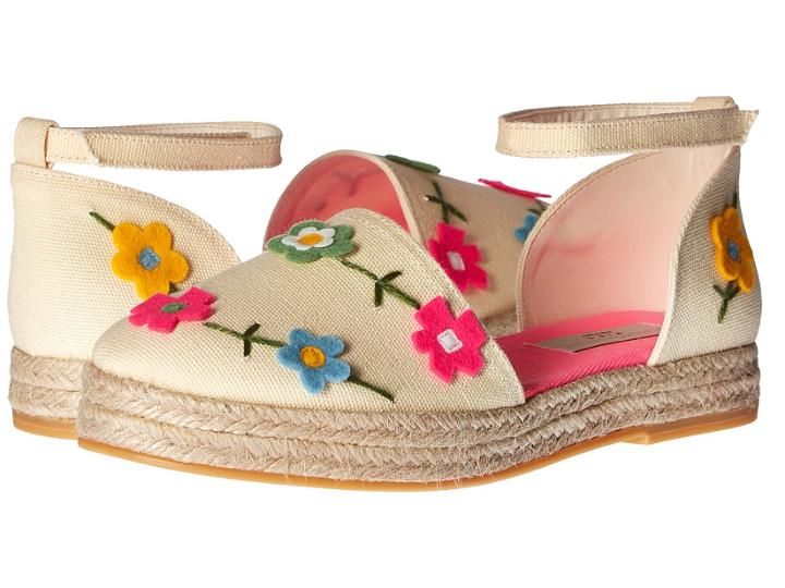 Stella Mccartney Kids - Flora Canvas Espadrilles With Floral Appliques