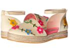 Stella Mccartney Kids - Flora Canvas Espadrilles With Floral Appliques