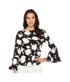 Karen Kane - Crop Flare Sleeve Top