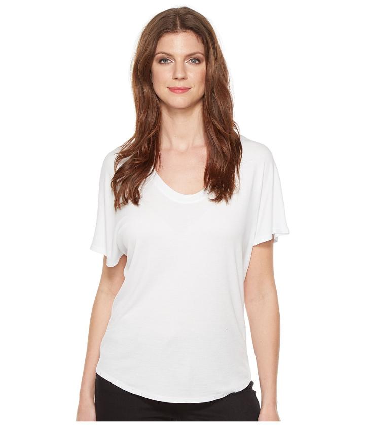 Heather - Rib Shirttail Tee