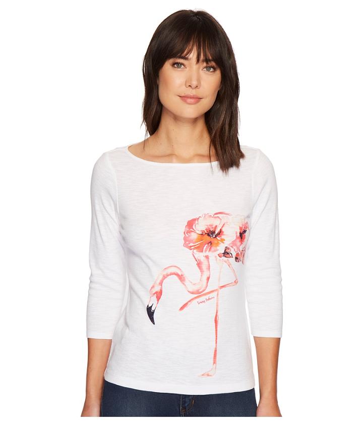 Tommy Bahama - Watercolor Flamingo Tee