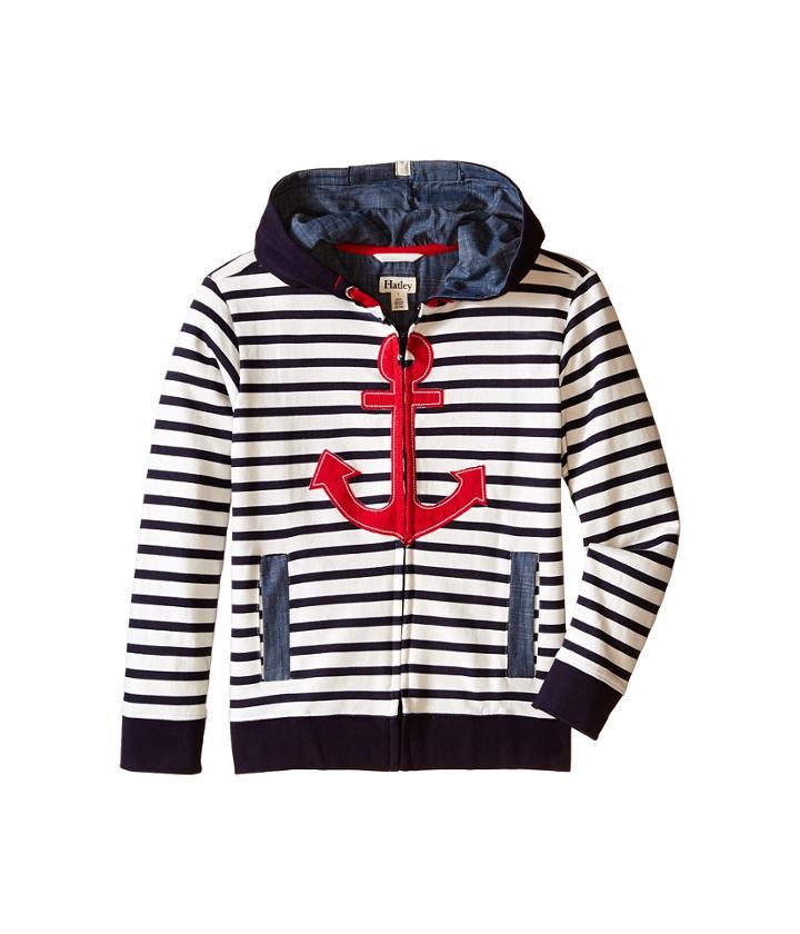 Hatley Kids - Retro Nautical Full Zip Hoodie