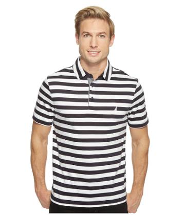 Nautica - Short Sleeve Softex Stripe Polo