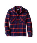 Lacoste Kids - Long Sleeve Flannel Bi-color Plaid Woven Shirt