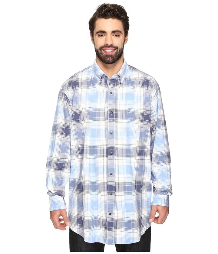 Nautica Big &amp; Tall - Big Tall Long Sleeve Woven Plaid