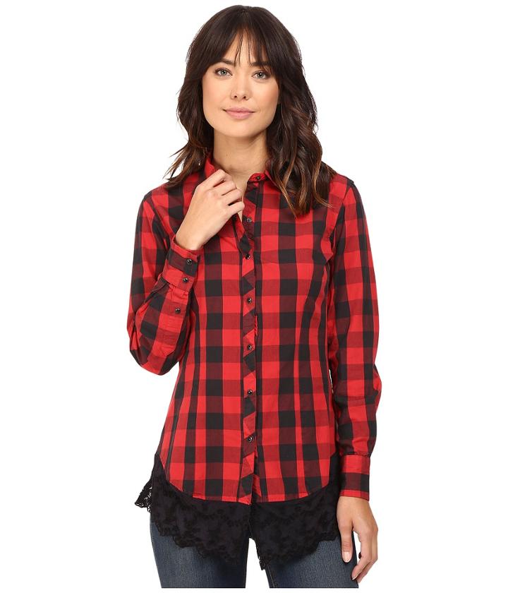 Rock And Roll Cowgirl - Long Sleeve Snap B4s8382