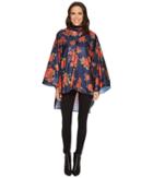 Collection Xiix - Floral Bouquet Rounded Rain Poncho