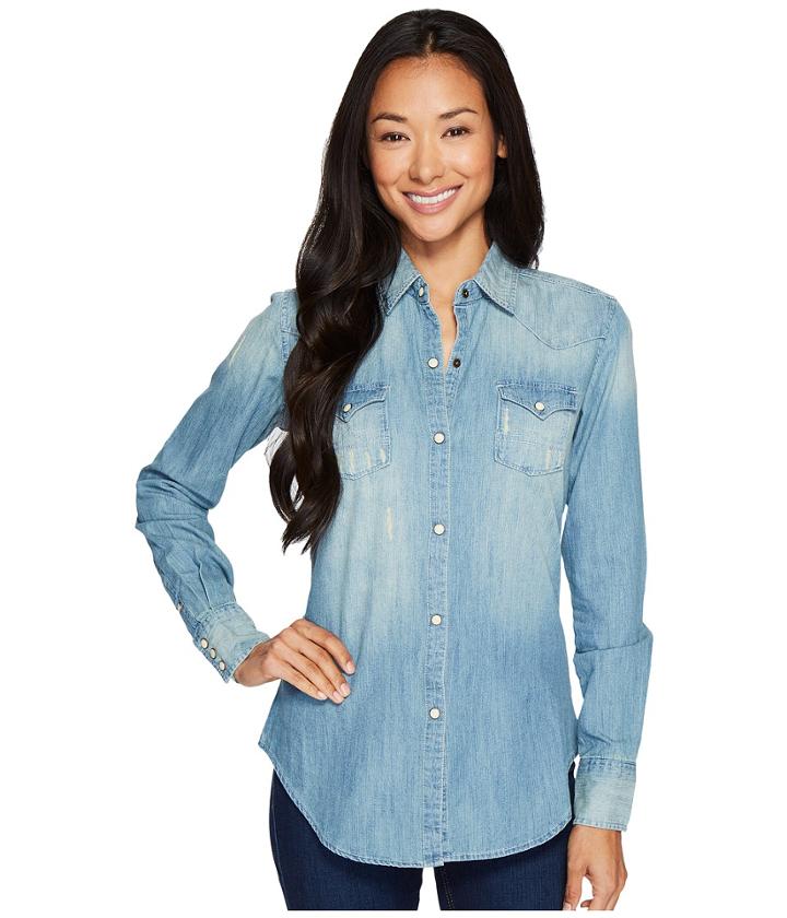 Rock And Roll Cowgirl - Long Sleeve Snap B4s3170