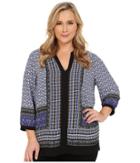 Nydj Plus Size - Plus Size Border Tunic