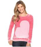 Allen Allen - Side Heart Print Sweatshirt