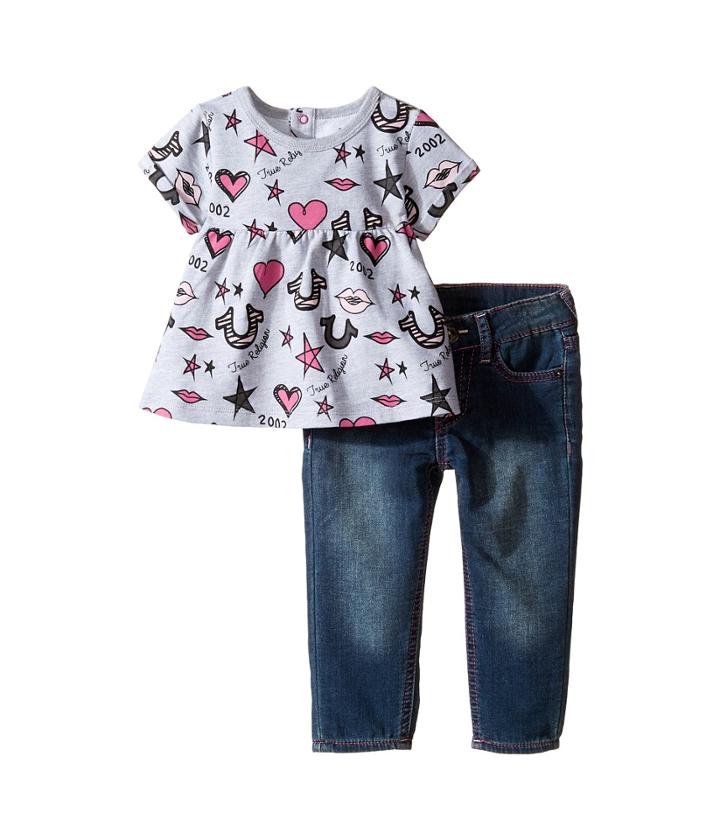 True Religion Kids - Lips And Stars Dress Set