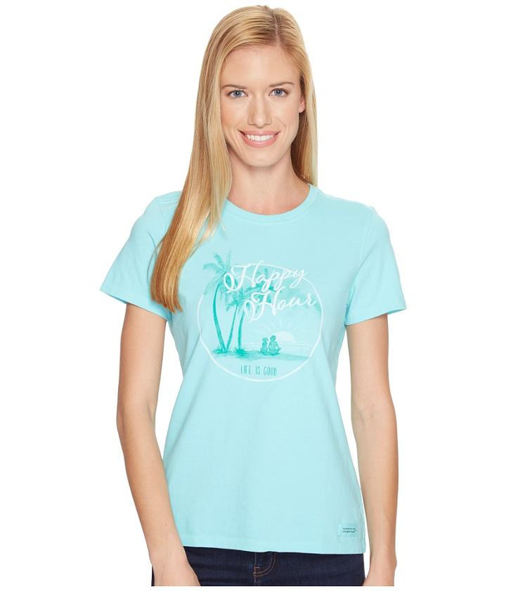 Life Is Good - Happy Hour Watercolor Crusher Tee