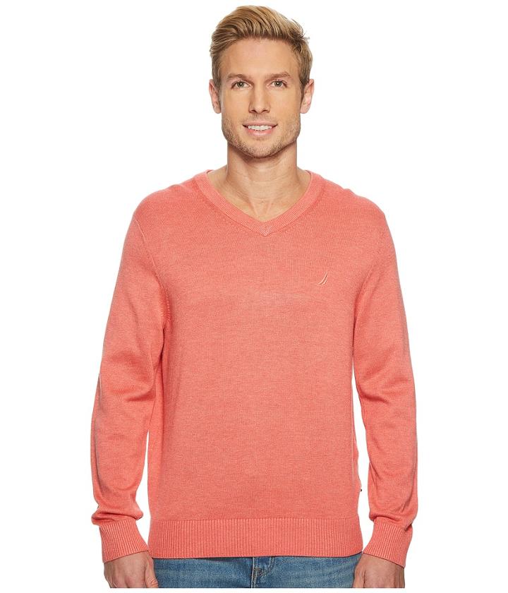 Nautica - 12 Gauge Basic V-neck Sweater