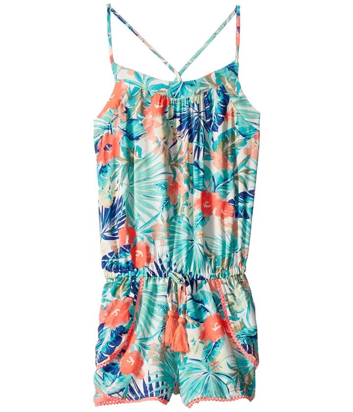 Roxy Kids - Jungle Poem Woven Romper Cover-up
