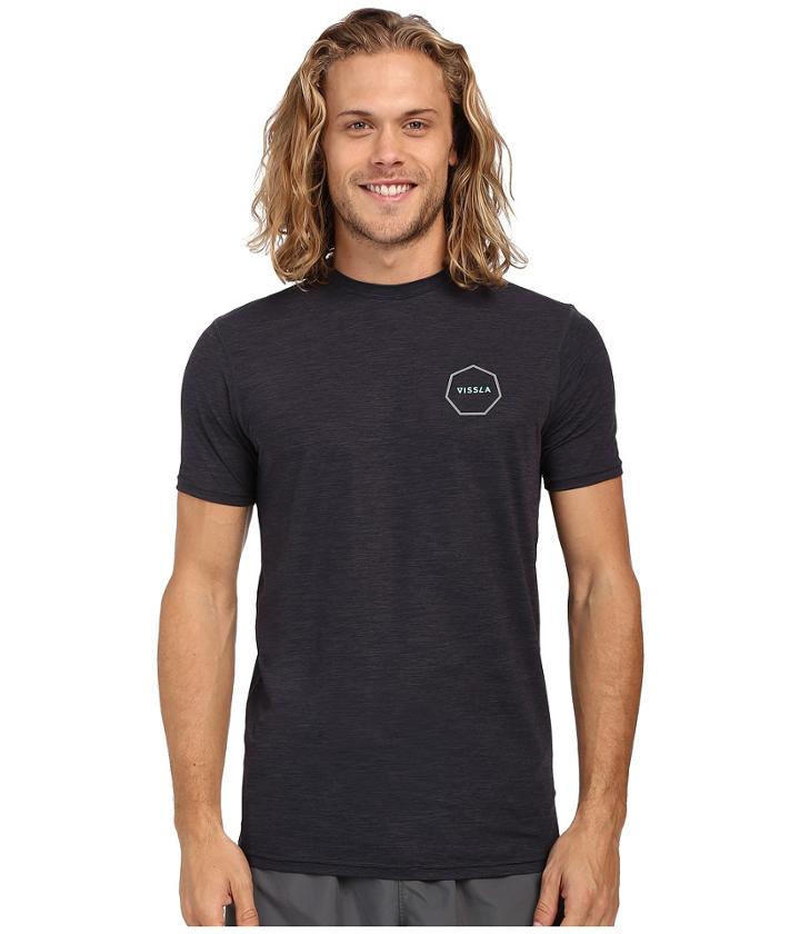 Vissla - Alltime Short Sleeve Heathered Surf Tee Upf 50
