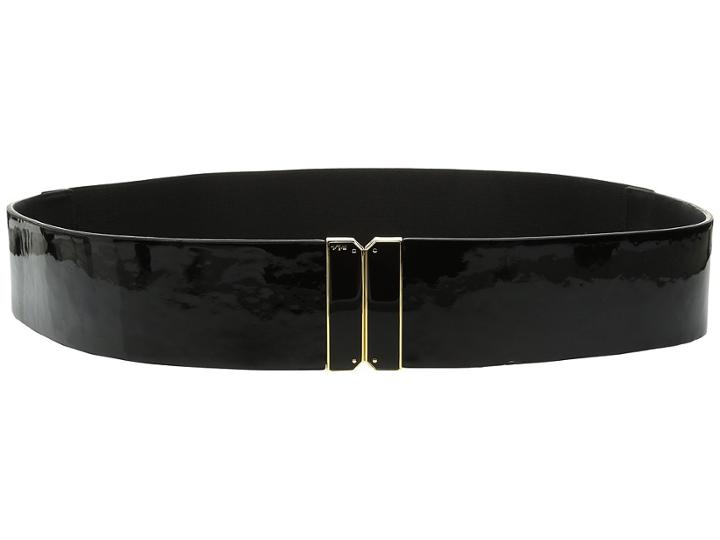 Lauren Ralph Lauren - 2 Enameled Slide Interlock On Smooth Patent Pu