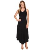 Mod-o-doc - Cotton Modal Spandex Seamed Hanky Hem Maxi Dress