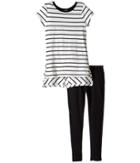 Splendid Littles - Yarn-dye Long Side Slit Tee Pants Set