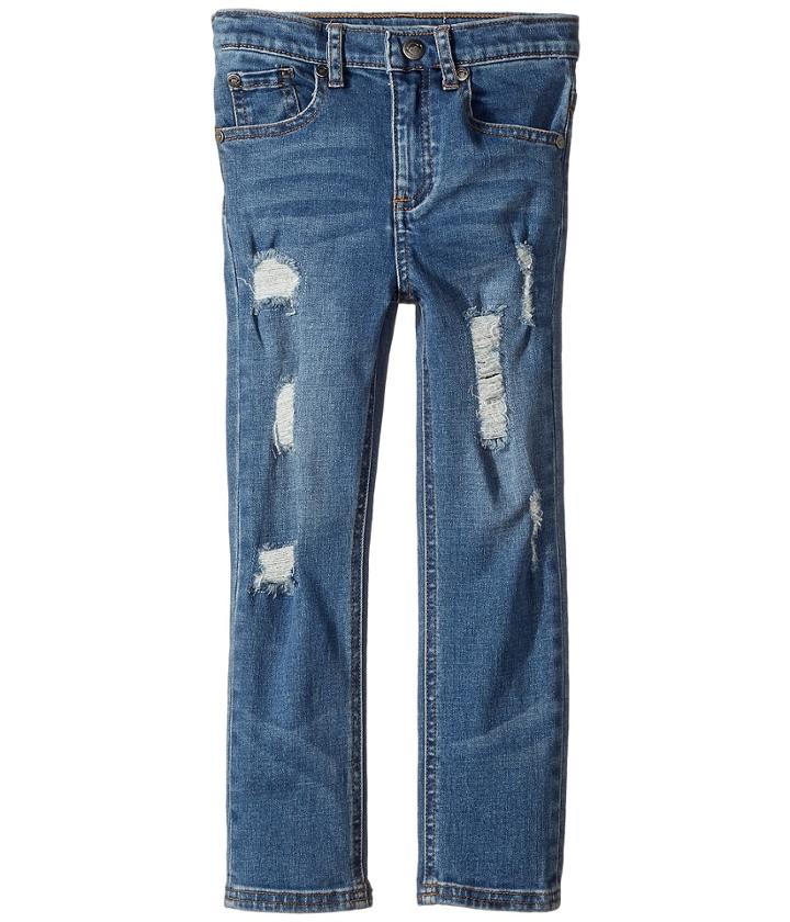 Appaman Kids - Extra Soft Rip And Repair Reed Knit Denim