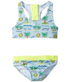 Stella Mccartney Kids - Koko Fluro Beach Print Two-piece Swimsuit