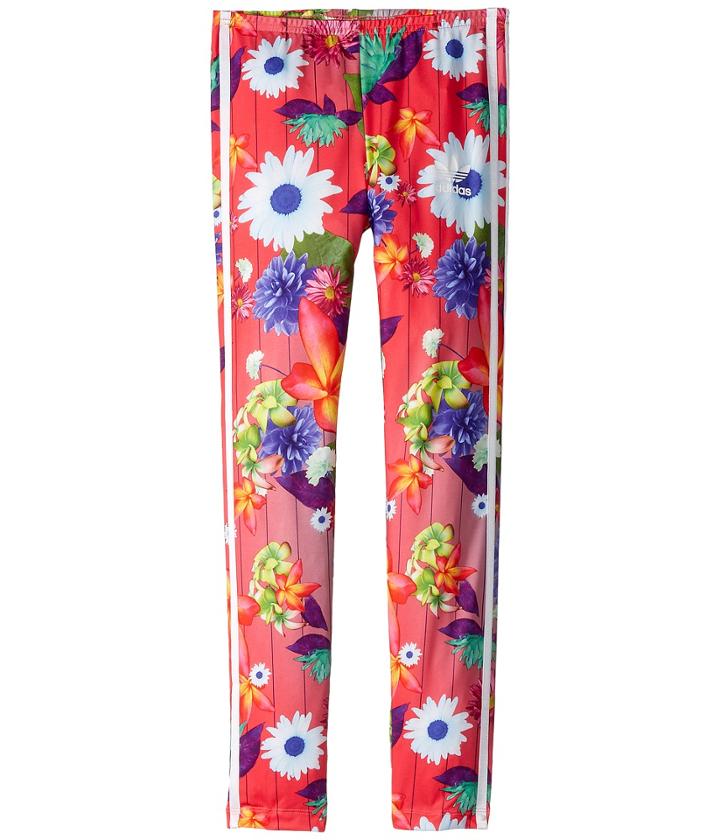 Adidas Originals Kids - Floral Graphic All Over Print Leggings