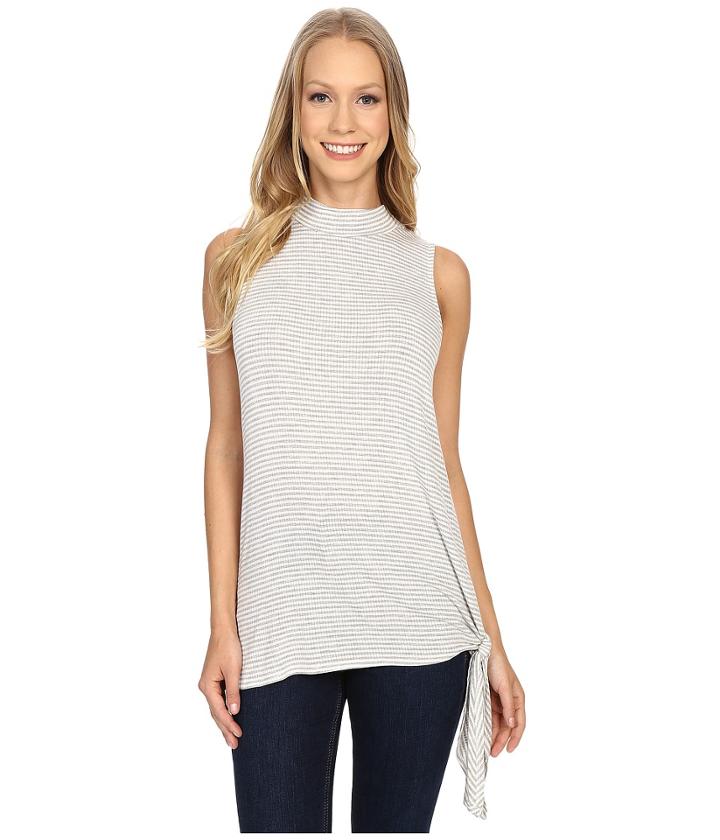Bobeau - Dree Mock Neck W/ Side Tie