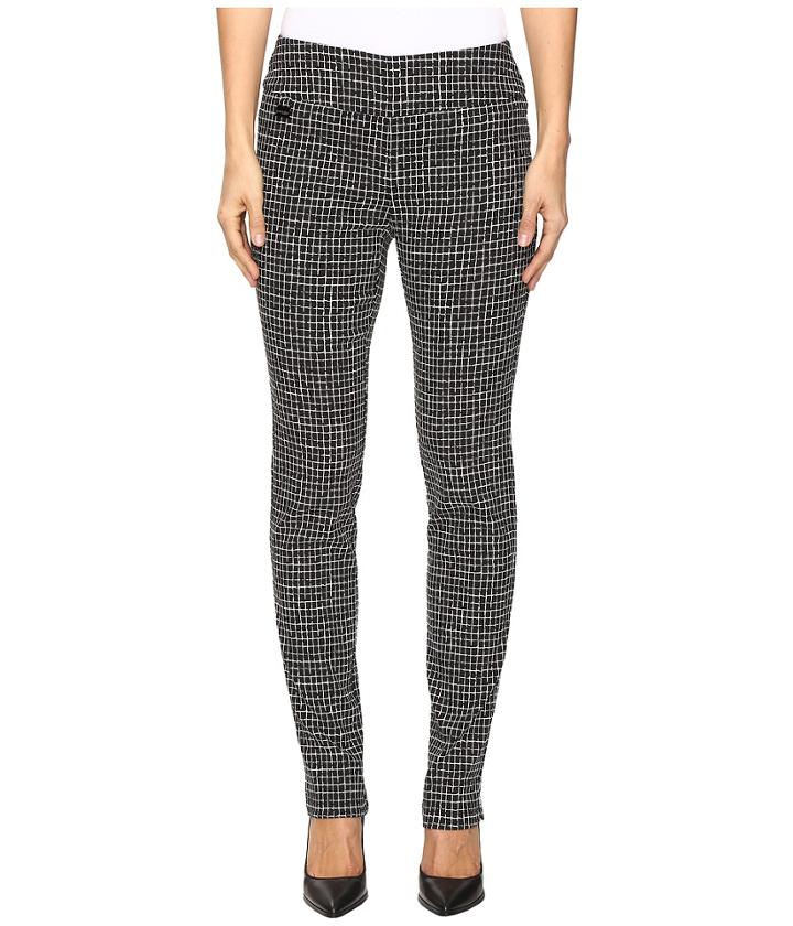 Lisette L Montreal - Grid Pattern Slim Pants