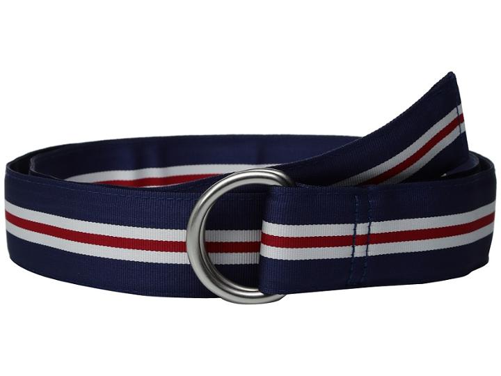 Vineyard Vines - Pop Stripe Ribbin D-ring Belt