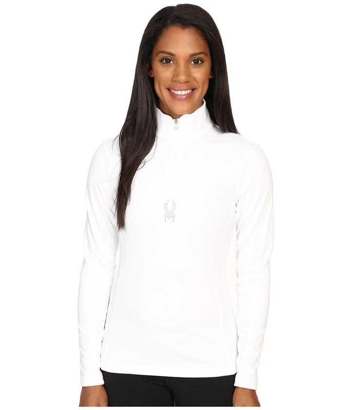 Spyder - Shimmer Bug Velour Fleece T-neck Top