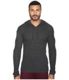 John Varvatos Star U.s.a. - Waffle Stitch Long Sleeve Drop Shoulder Pullover Hoodie Sweater Y1471s4b