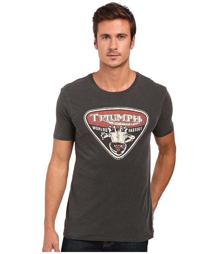 Lucky Brand - Triumph Twin Graphic Tee