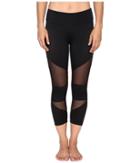 Onzie - Black Mesh Cut Out Capris