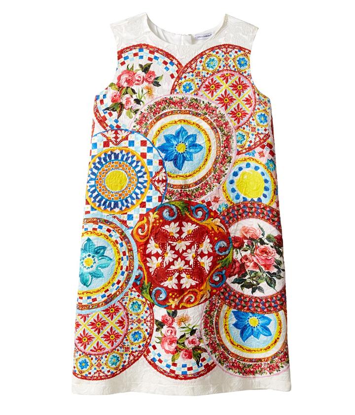 Dolce & Gabbana Kids - Mambo Brocade Dress