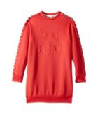 Fendi Kids - Long Sleeve Dress W/ Logo Design On Front