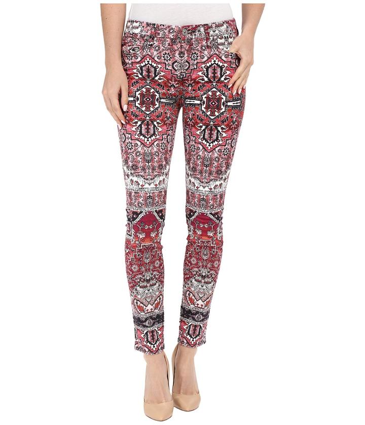 7 For All Mankind - The Ankle Skinny With Contour Wb In Olympia Mosaic
