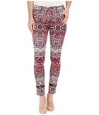 7 For All Mankind - The Ankle Skinny With Contour Wb In Olympia Mosaic