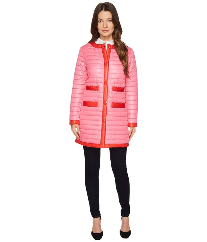Kate Spade New York - 32 Quilted Contrast Binding Coat