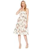 Donna Morgan - Printed Cotton Poplin Fit And Flare
