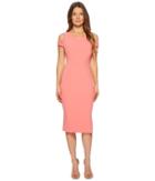 Zac Posen - Bonded Crepe Cold Shoulder Cocktail Dress