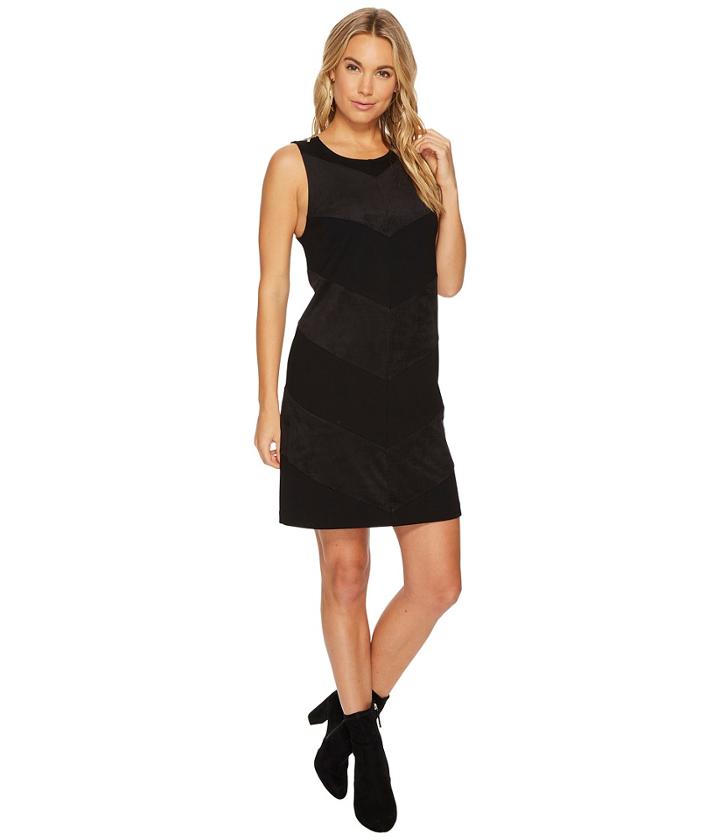 Kensie - Ponte Dress With Faux Suede Detail Ksnk9886