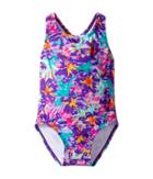 Speedo Kids - Printed Racerback One-piece Swimsuit W/ Snaps