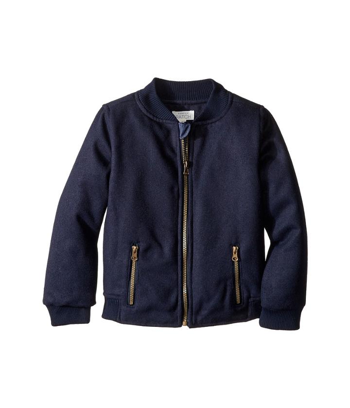 Pumpkin Patch Kids - Baseball Zip-up Felt Jacket